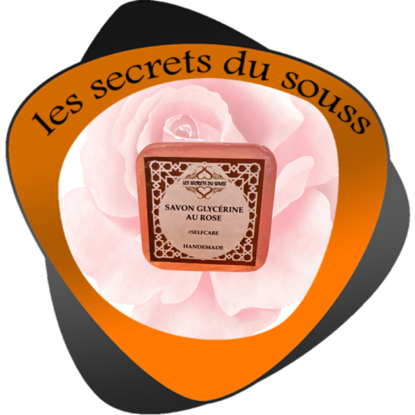 صابون الجلسرين والورد - مرطب ولطيف بشكل طبيعي