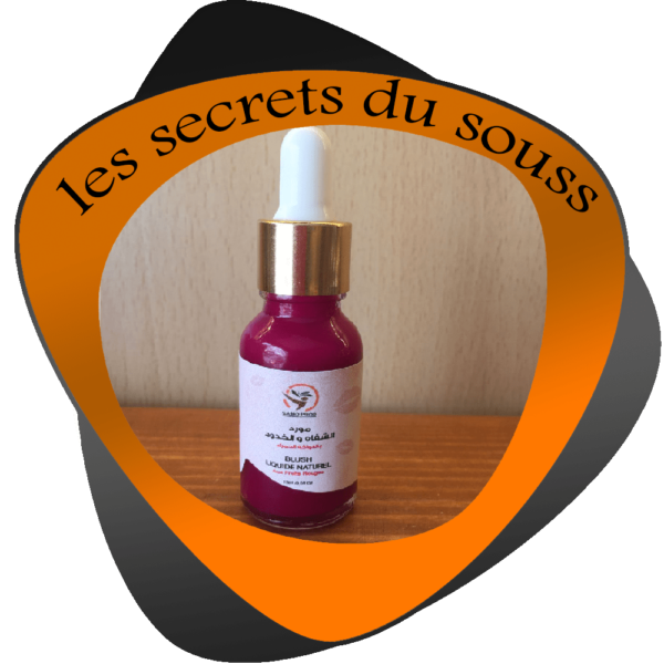 Lips and cheek blush